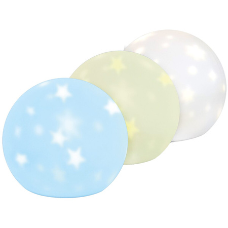 LED-Deko-Nachtlicht mit wiederaufladbarem Akku mondweiß GOLDLUX (Polux)