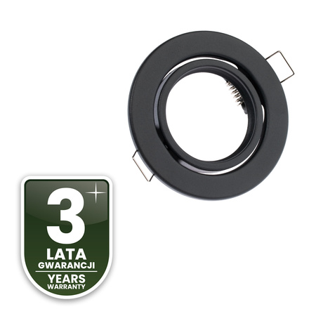 Runde Halogen-Einbauleuchte AURELI Graphitblech MR16 GU10 LUMILED