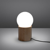 BOOMO G9 Nachttischlampe aus Holz Modern SOLLUX