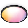 Plafond LED-Anbauleuchte 22W CCT + RGB Schwarz SMART WiFi WiZ