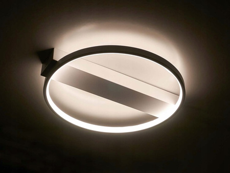 Runde Deckenleuchte PLAFON LED-Kronleuchter 33W 3000K-6500K weiß + Fernbedienung