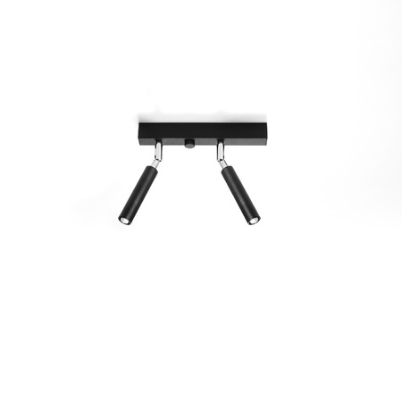 EYETECH Deckenleuchte 2xG9 Reflektor Halogen Leuchte Beweglich 25cm Schwarz SOLLUX