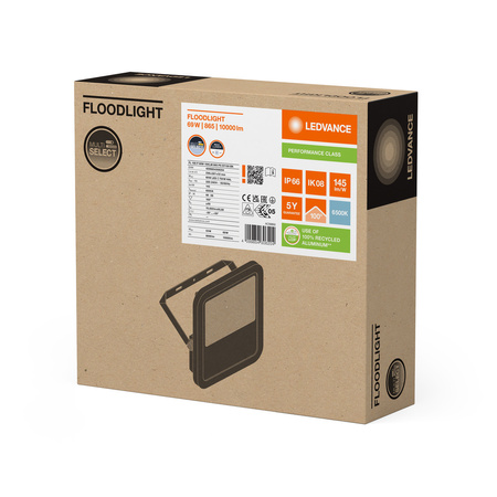 LED-Flutlicht 69W 10000lm 6500K IP66 Schwarz LEDVANCE Flutlicht