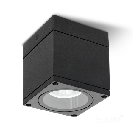 Außenstrahler GU10 Schwarz IP54 Querk Kobi