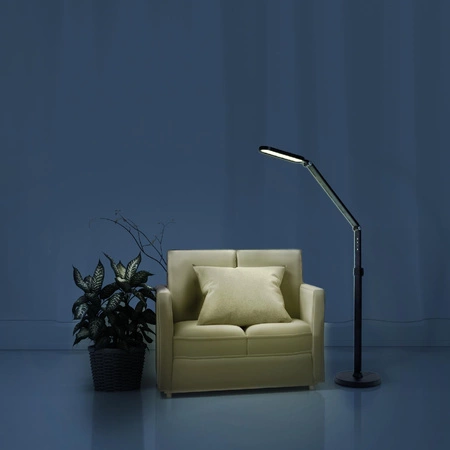 LED Stehleuchte 13W 700lm CCT 120° Schwarz Dimmbar Ferrara Sanico Goldlux