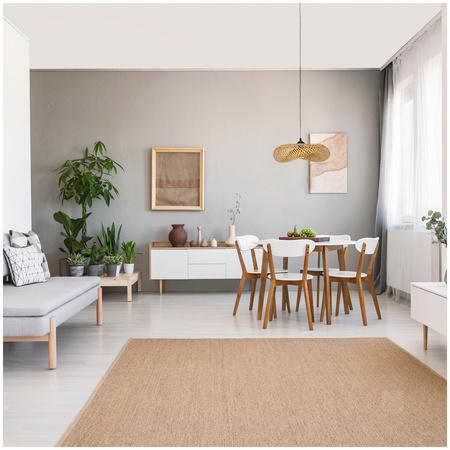 Dekorative Pendelleuchte Bamboo E27 Beige Brugia von Kobi