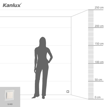 LED-Treppendekorationsleuchte APUS 0,8W 15lm 6500K Cold 12V Kanlux