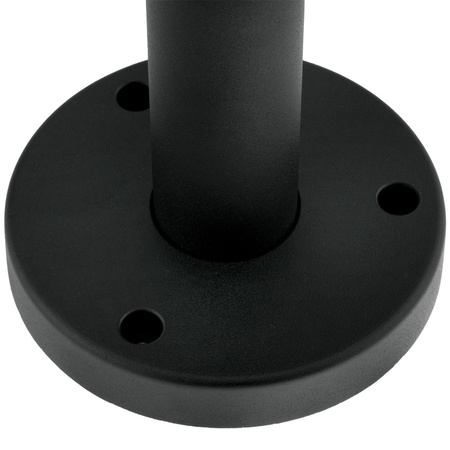 Gartenleuchte E27, Außenstehleuchte Pollerleuchte 100cm Schwarz OVALIS LUMILED