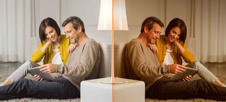 LED BALL FILAMENT E27 Glühbirne 4W = 40W 2700K Warm Dimmbar 3-STUFEN Kobi