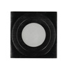 Aufputz-HALOGEN-Wasserdichtes Aluminium-SPOT-TUBE 95 mm IP44 Schwarz AQUARIUS SQUARE Kobi