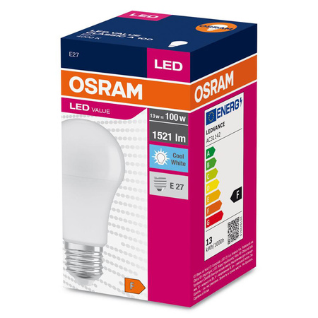 LED Lampe E27 A60 13W = 100W 1521lm 4000K Neutral 200° OSRAM
