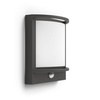 Gartenleuchte LED Wandleuchte SAMONDRA IR myGarden 12W 2700K IP44 mit Bewegungssensor Anthrazit PHILIPS
