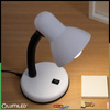 Schreibtischlampe E27, Tischlampe Verstellbar Weiß SARA LUMILED