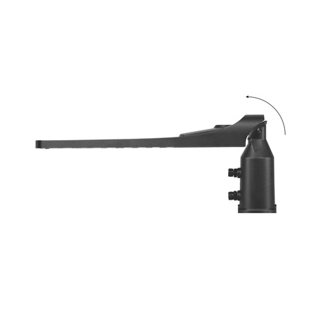 LED-Straßenlampe 50W 5000lm 5000K Neutral 130° 0.25A Schwarz VIDEX