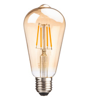 E27 ST64 LED Lampen 4W=40W 360lm 2500K Warmweiß 360° Filament