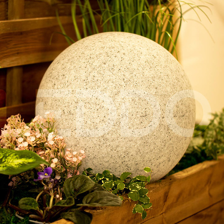 Außengartenlampe 230V E27 BULLET 40cm Stein