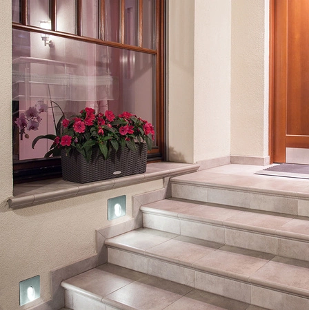 LED FACADE Treppenleuchte ESPO 3W 4000K quadratisch GOLDLUX (Polux)