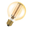 Dekorative LED-Glühbirne G80 Sphere E27 8.8W = 60W 806lm 2200K Warm 320° Filament Dimmbar Vintage 1906 Osram
