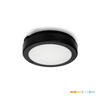 LED-Badezimmer-Deckenleuchte Aufputz 12W 1140lm 4000K 120° Schwarz IP65 Nairos Kobi