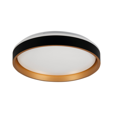 LED Plafond SOLN Deckenleuchte 17,5W Schwarz-Gold KANLUX