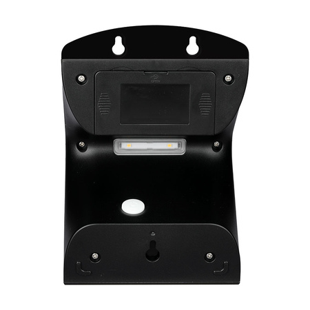 3W Solar-LED-Wandleuchte 4000K+3000K mit Bewegungssensor Schwarz VT-768 V-TAC