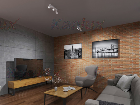 LAURIN Deckenleuchte 3xGU10Weiß 34cm Kanlux