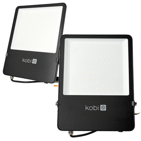 LED-Außenstrahler Garten 150W 19500lm 4000K Neutral 120° IP65 IK06 Schwarz Seul Kobi