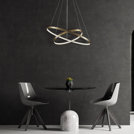 LED-Hängelampe 35W 4600lm 4000K Neutral 120° Gold LEA Sanico Goldlux