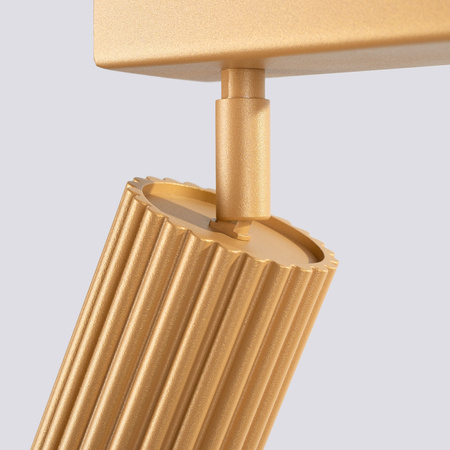 Tuba Spot Reflektor-Deckenleuchte 2x GU10 Gold Carbon Deep Space SL.1561 Sollux