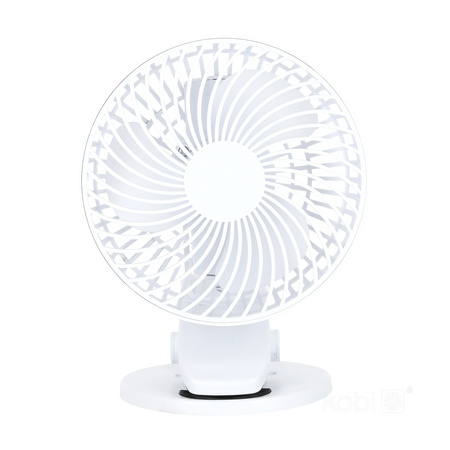 Tischventilator Clip Tragbar Wiederaufladbar USB-C Weiß Viento Windstar Kobi