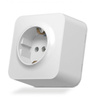 Elektrische Wandsteckdose Einfach 16A Aufputz Weiß BINERA VIDEX