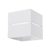 Wandleuchte LOBO G9 Cube Up-Down Modern Weiß SOLLUX