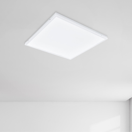 LED Plafond Panel Aufputz Quadratisch 60x60cm 40W 4000K Neutral Domino Weiß