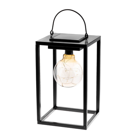 LED-Solarlampe für den Außenbereich Garten stehend Hängelaterne 3000K IP44 26 cm Dämmerungssensor