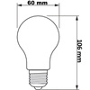 Set mit 6x LED Lampen E27 A60 7W = 60W 806lm 2700K Warmfilament PHILIPS