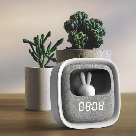 LED Dekorative Lampe 1.2W 55lm 3000K Warmweiß Grau Dimmbar Hase Sanico Goldlux