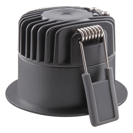 LED-Panel bündig montiert Spot Leuchte 8W 680lm CCT dimmbar Spot schwarz Darklight Ledvance