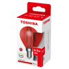 LED-Glühbirne E14 G45 4.5W Glühfaden Rot TOSHIBA