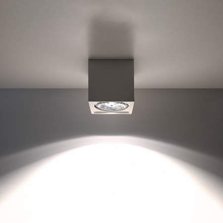 SEIDA GU10 ES111 Halogen-Anbauleuchte Spot Cube Weiß SOLLUX