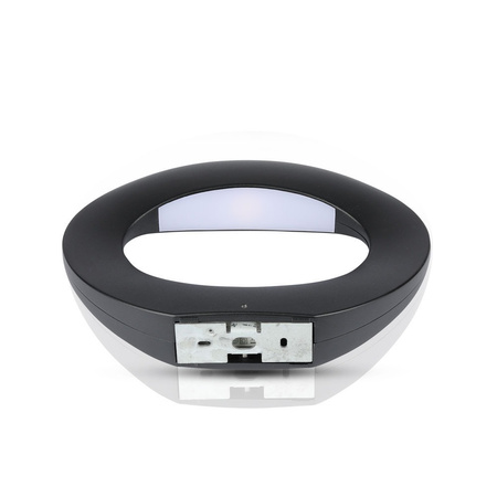 LED-Wandleuchte 10W 4000K IP65 Oval Schwarz VT-811 V-TAC