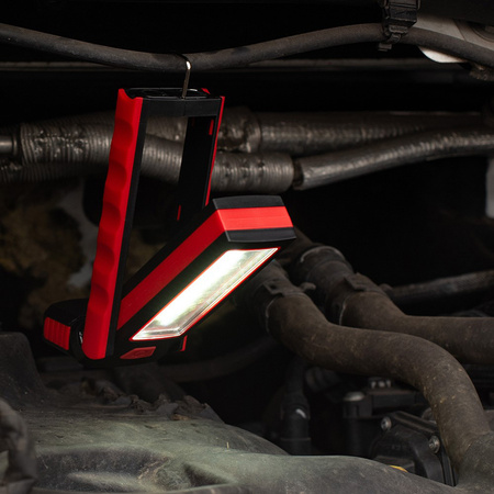 Wiederaufladbare Werkstatt-Taschenlampe Klappbarer Magnet COB + LED VA0101 Vayox