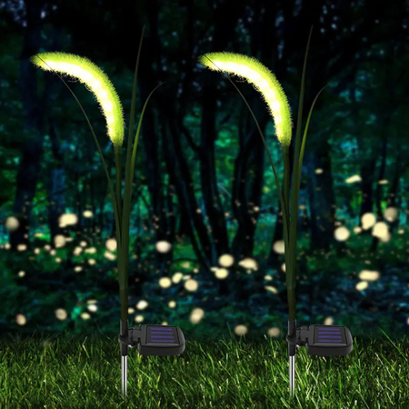 LED-Solar-Gartenlampe für den Außenbereich Dekoratives Gras 3000K IP44