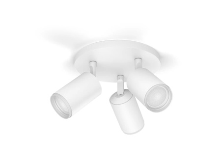 Philips HUE Weiß und Farbe Ambiance Fugato Lampe 3x4.2W Bluetooth Zigbee