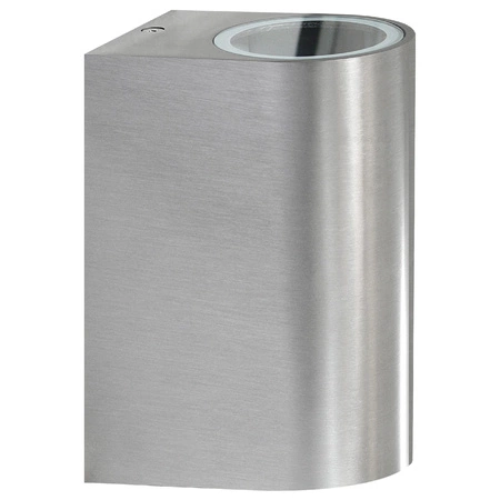 Up and Down LED-Gartenwandleuchte 2xGU10 BOSTON GOLDLUX (Polux) OVAL SATIN