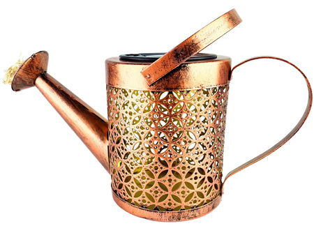 LED Solarbetriebene Kupfer-Gießkanne IP44 Gartenlampe