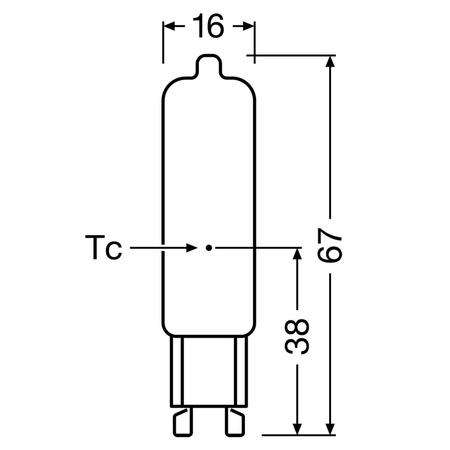COB G9 LED Lampe CAPSULE 2,6W = 30W 320lm 2700K Warm 300° OSRAM STAR