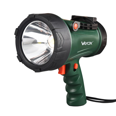 Vayox LED-Suchscheinwerfer wiederaufladbar Werkstatt-Taschenlampe USB 15W 1200lm IP68 Campinglampe VA0041