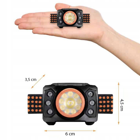 LED-Stirnlampe Akku 3 x AAA 550lm 3 Modi DURACELL