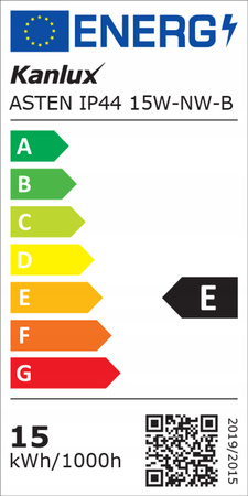 LED-Badezimmer-Wandleuchte ASTEN 15W 4000K 1230lm 90cm IP44 Spiegelleuchte Schwarz KANLUX