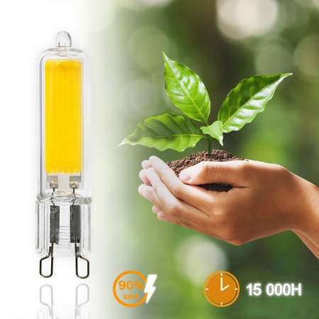 LED Kapseln G9, COB LED-Lampe 5W = 50W 560lm 360° 6500K kalt LUMILED